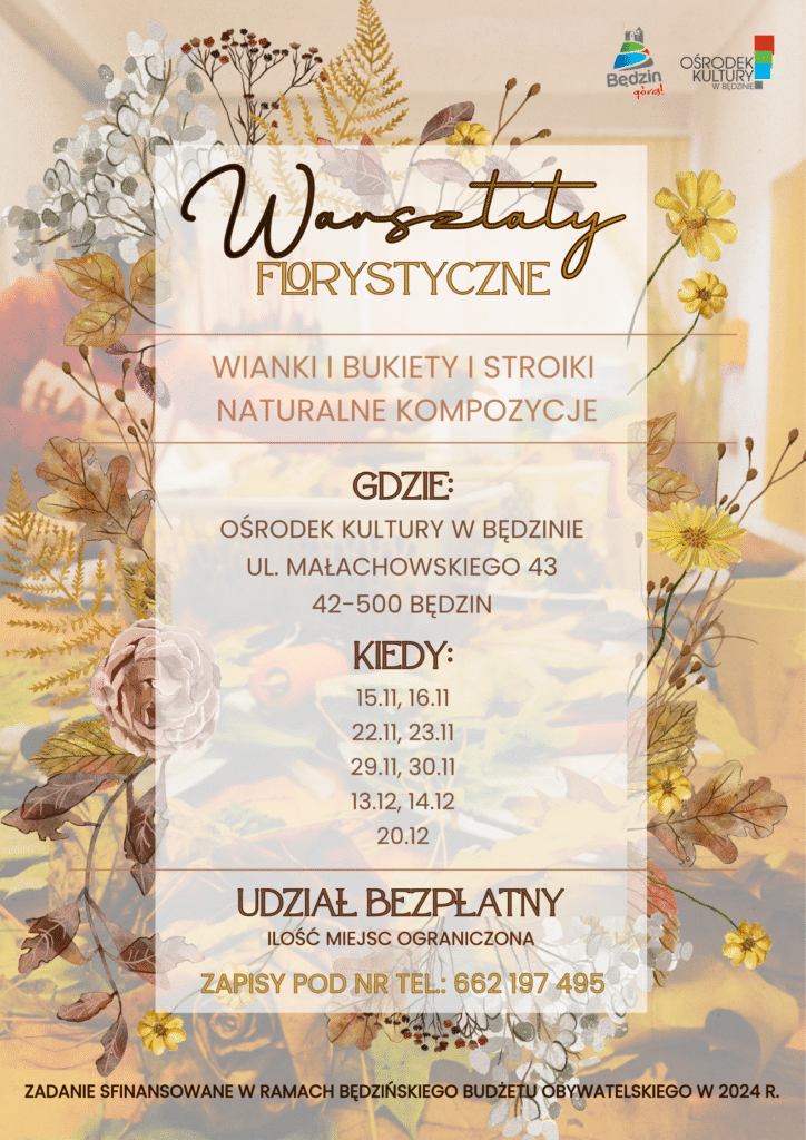warsztaty florystyczne bedzin